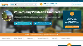 Williamsburg Plantation Resort Timeshares | Williamsburg, Virginia