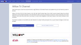 TV Channel | Willow TV