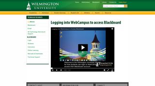 Blackboard - Wilmington University