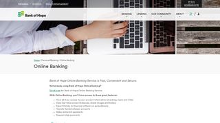 Online Banking › Bank of Hope