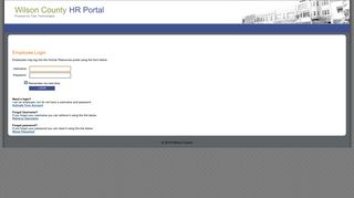 HR Portal - Wilson County