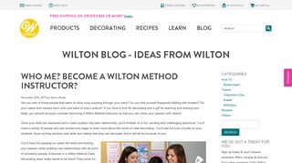 Who Me? Become a Wilton Method Instructor? - The Wilton Blog