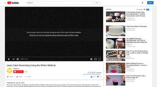 Learn Cake Decorating Using the Wilton Method - YouTube
