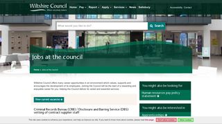 Jobs at the council - Wiltshire Council
