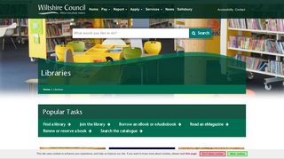 Libraries - Wiltshire Council