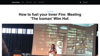 Meeting 'The Iceman' Wim Hof - Login to Yourself! - Sascha Bosio