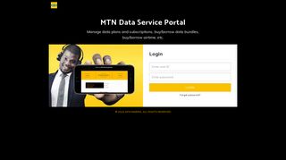 Login | MTN Data Service Portal - MTN Data Reset