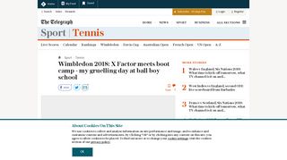 Wimbledon 2018: X Factor meets boot camp - my gruelling day at ball ...