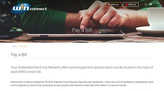 Pay a Bill - Embedded Electricity Network - WinConnect