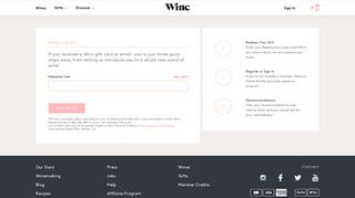 Winc Wine Club Membership and Gifts