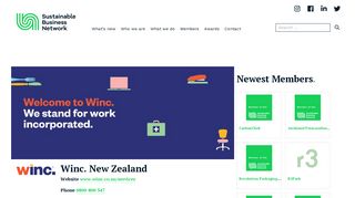 Winc. New Zealand - Sustainable Business Network