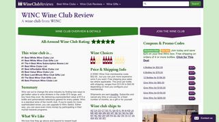 WINC Wine Club Review: Save $25