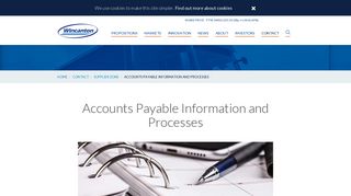 Accounts Payable Information and Processes | Wincanton plc