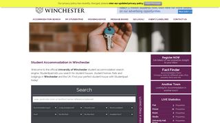 Student accommodation in Winchester - houses homes flats housing