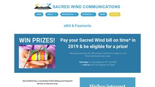 eBill & Payments - Sacred Wind Communcations