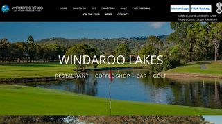 Windaroo Lakes Golf Club - Home