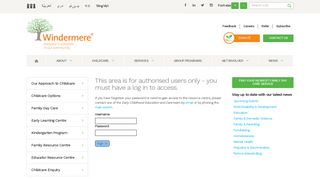 Login Form | Windermere - Everyone is someone in our community