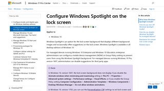 Configure Windows Spotlight on the lock screen (Windows 10 ...