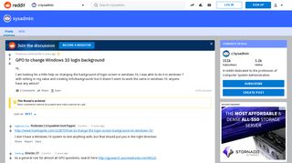 GPO to change Windows 10 login background : sysadmin - Reddit