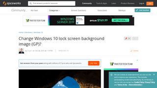 [SOLVED] Change Windows 10 lock screen background image (GP ...