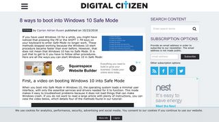 8 ways to boot into Windows 10 Safe Mode | Digital Citizen