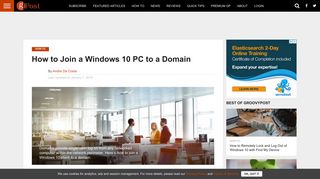 How to Join a Windows 10 PC to a Domain - groovyPost