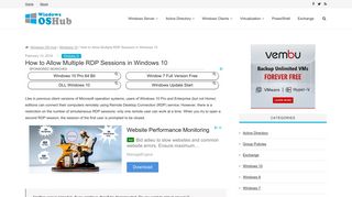 How to Allow Multiple RDP Sessions in Windows 10 | Windows OS Hub