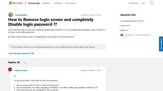 How to Remove login screen and completely Disable login password ...