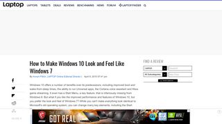 How to Make Windows 10 Look and Feel Like Windows 7 - Laptop Mag