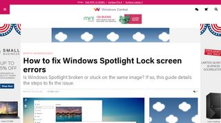 How to fix Windows Spotlight Lock screen errors | Windows Central