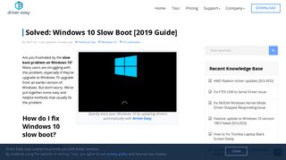 Solved: Windows 10 Slow Boot [2019 Guide] - Driver Easy