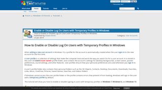 Enable or Disable Log On Users with Temporary Profiles in Windows ...