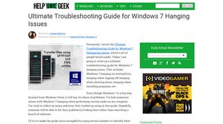 Ultimate Troubleshooting Guide for Windows 7 Hanging Issues