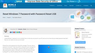 Reset Windows 7 Password with Password Reset USB - Rene.E ...