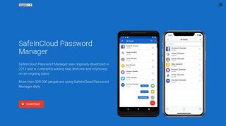 SafeInCloud Password Manager for Android, iOS, Windows, and Mac