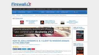 How to Join a Windows 8, 8.1 Client to Windows Domain - Active ...