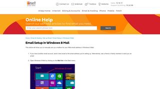 Email Setup in Windows 8 Mail | iiHelp