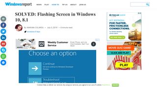 SOLVED: Flashing Screen in Windows 10, 8.1 - Windows Report