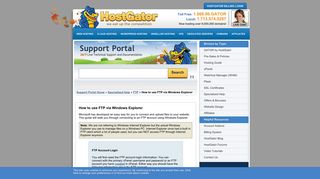 How to use FTP via Windows Explorer « HostGator.com Support Portal