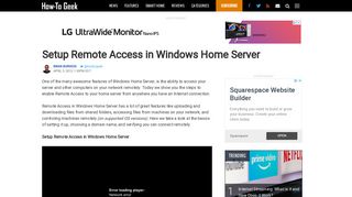 Setup Remote Access in Windows Home Server - How-To Geek