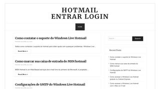 Hotmail Entrar Login