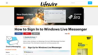 How to Sign Up for Windows Live Messenger - Lifewire