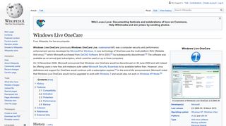 Windows Live OneCare - Wikipedia