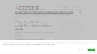 Yahoo Mail DOWN - E-mail outage hits hundreds of users AGAIN ...