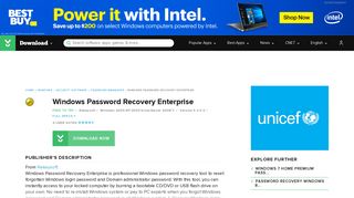 Windows Password Recovery Enterprise - Free download and ...