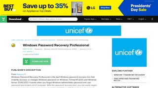 Windows Password Recovery Professional - Free download and ...