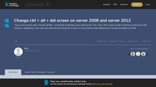 Change ctrl + alt + del screen on server 2008 and server 2012