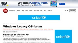 Slow Login on Windows XP - Forums - CNET