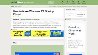 How to Make Windows XP Startup Faster (with Pictures) - wikiHow
