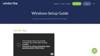 Windows Setup Guide - Windscribe